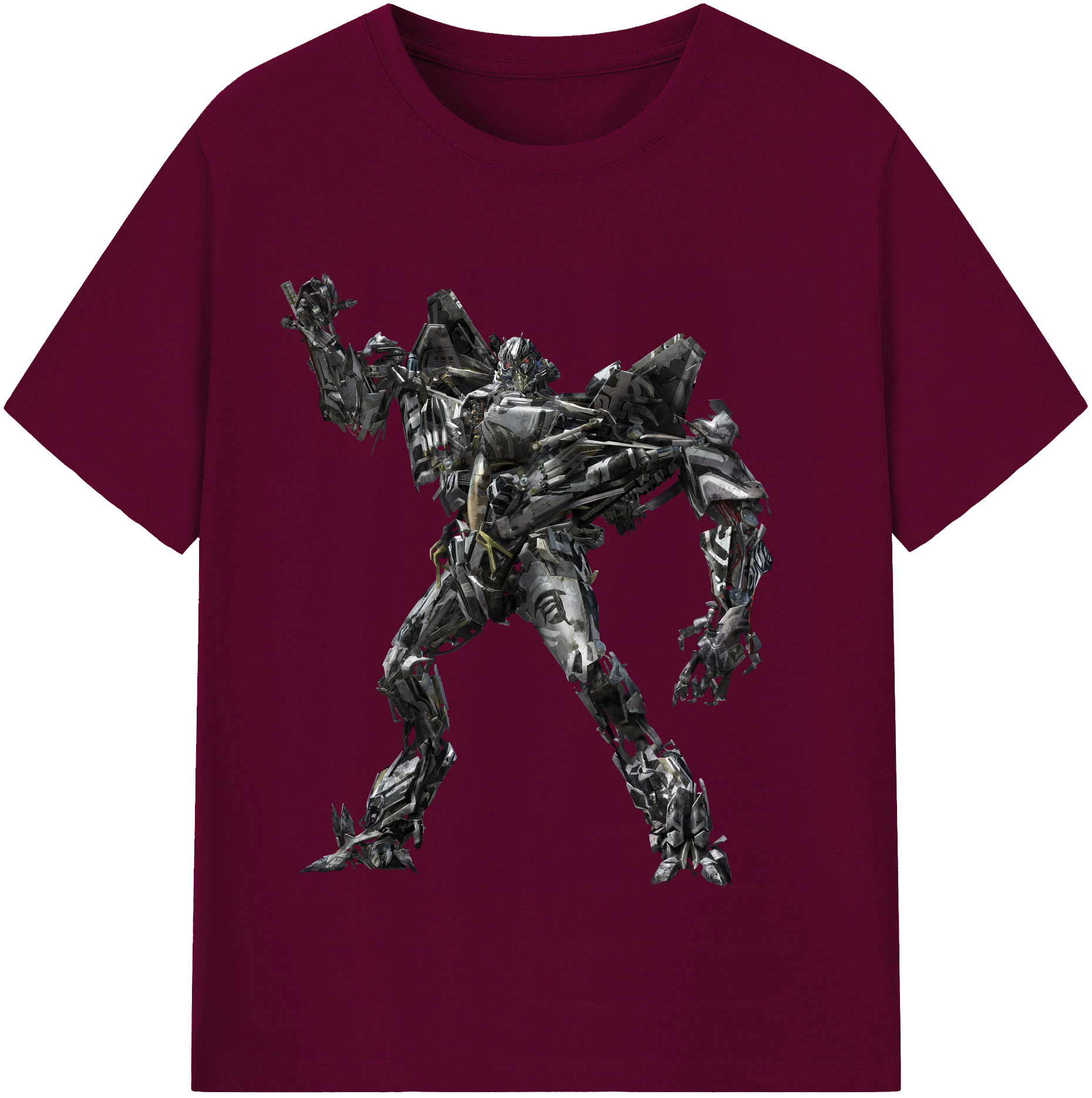 （画像用） Transformers トランスフォーマー レディースカジュアルプリントTシャツ（綿100％）